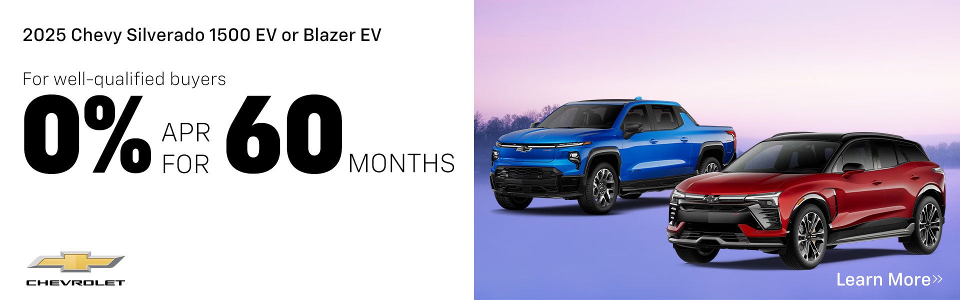 Get 0% Financing on a New Chevy EV