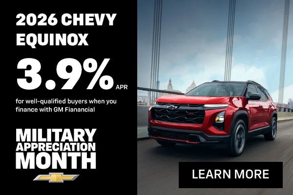 Get 3.9% APR on a New Equinox
