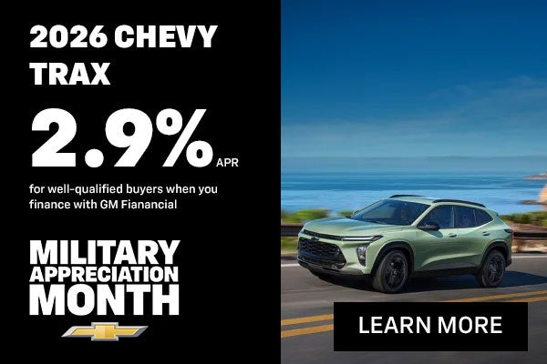 Get 2.9% APR on a New Trax