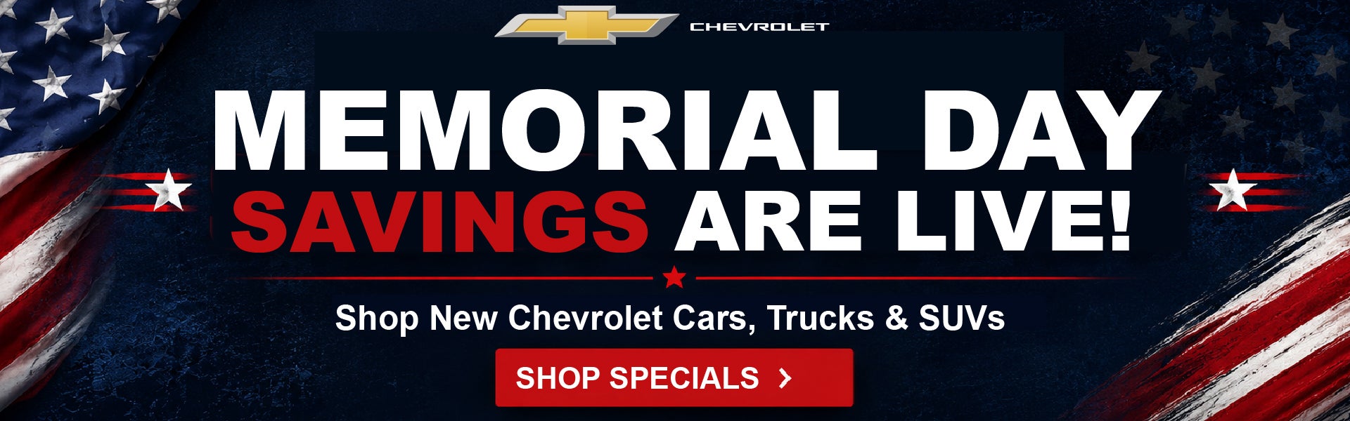Memorial Day Savings are LIVE!